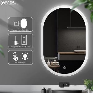 Intelligent LED Backlit Vanity Mirror Wall Mounted Smart Bluetooth Mirror Anti