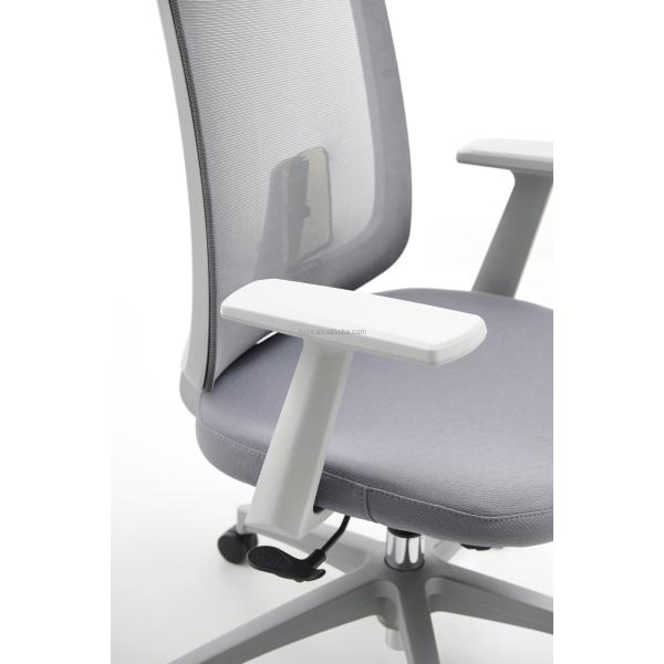 M-062B Mid back gray swivel mesh chair ergonomic executive high back office chair