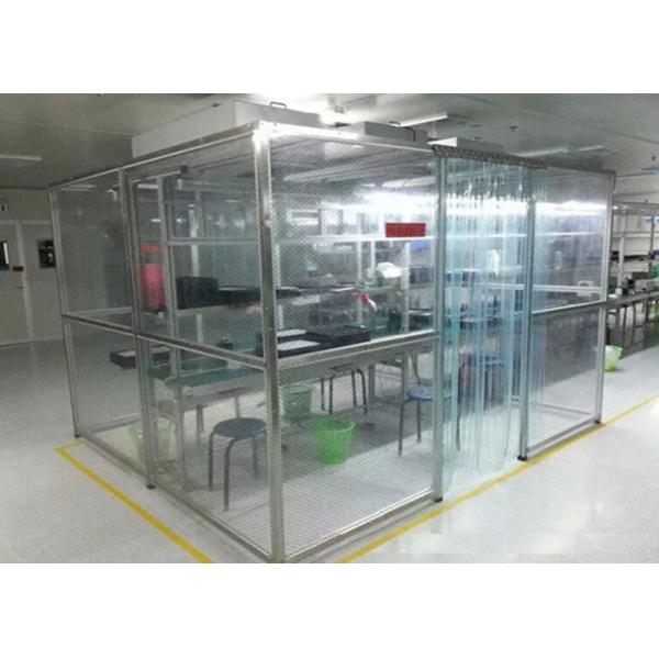 Buy Pharmacy Modular Softwall Cleanroom Class 100000 Stainless Steel Square Pipe at wholesale prices