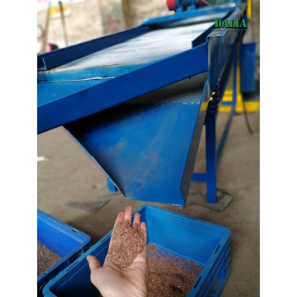 Heavy Duty Copper Granulator Machine Cable Shredder 500KG/H Capacity Easy Operation