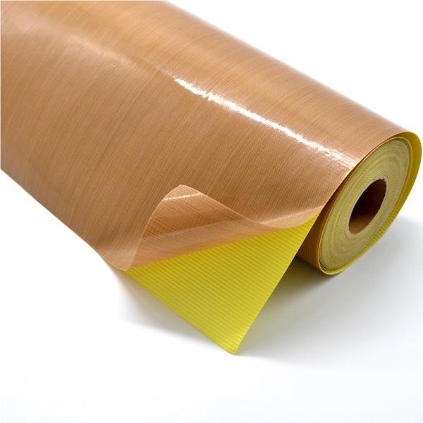 PTFE Fiberglass Cloth High Temperature Of 260℃ With Release Paper