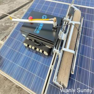 Solar Panel Cleaning Equipment with Track Crawl Quick Cleaning Rolling Brush and