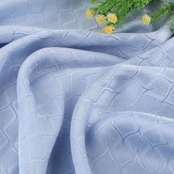 Buy excellent drape breathable feather Jacquard Viscose Rayon Satin Fabric at wholesale prices