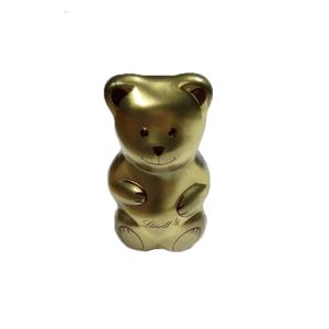 Two Piece Type Small Iron Box Sculpted Cover Bear Appearance For Gift Packing