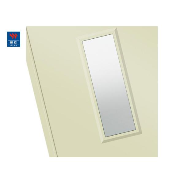Galvanized Steel Fire Rated Doors 1000*2100*100mm With 6mm Glass