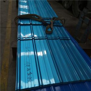 RAL5015 color roofing sheets with 0.476mm thickness for prefabricated building