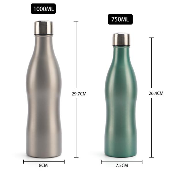 2023 Best Seller Single Wall Stainless Steel Color Changing Drinking Water Bottles Sports Flask Water Cups