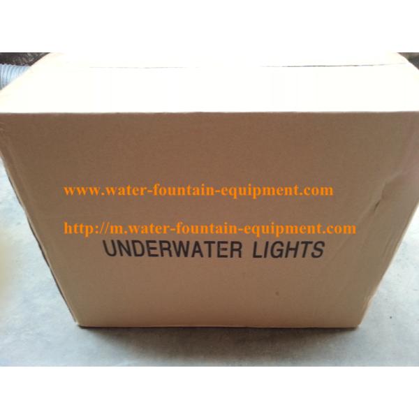 Stainless Steel Wall Mounted Underwater Swimming Pool Lights Dia 230mm White Rings