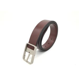 3.5cm Silver Buckle Casual Dress Smooth Leather Belt For Man 100-140cm Length