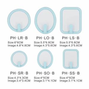 Plastic Sublimation Wall Mounted Hook Diy Custom Wall Hooks For Hanging