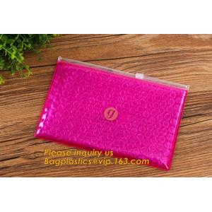 Bubble k bag/bubble slider bag/bubble zipper bag customize color size printing
