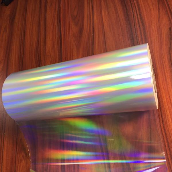 Acrylic Adhesive Holographic Lamination Film For Packing Full Test Free Sample