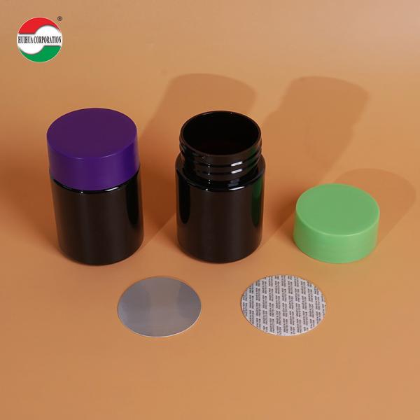 Food Grade PET Plastic Bottle Plastic Jar For Pet Nutrition Vitamins With Screw Cap