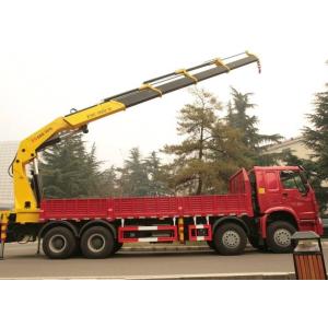 SINOTRUK HOWO Truck Mounted Crane / Truck Mounted Jib Crane For Construction
