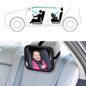 MONOJOY Baby Car Seat Mirror For Back Seat Safety Wide Baby Rear View