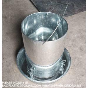 Chicken Feeder Galvanized Chicken Feeder POULTRY FARM Poultry Husbandry Steel