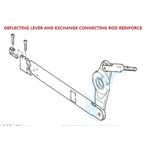 Buy P7100 Sulzer Projectile Looms Spare Parts Deflecting And Treadle Lever at wholesale prices