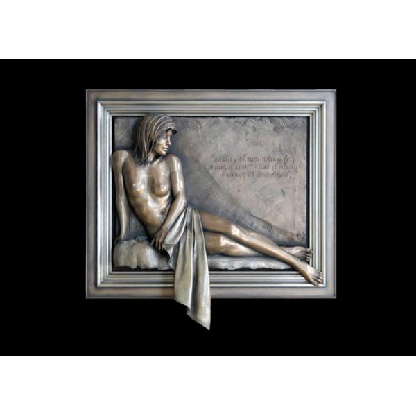 Buy Contemporary Sexy Nude Wall Sculpture For Indoor Decoration 200*180cm at wholesale prices