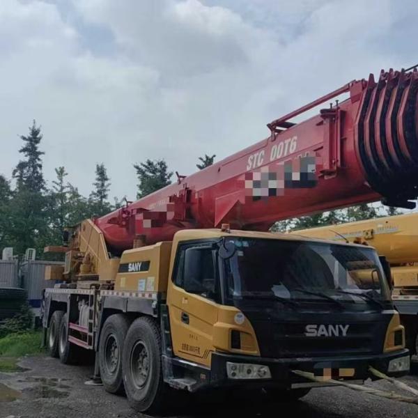 Used Truck Crane 2019-2023 Sany 80t 80 tons truck mounted hydraulic crane