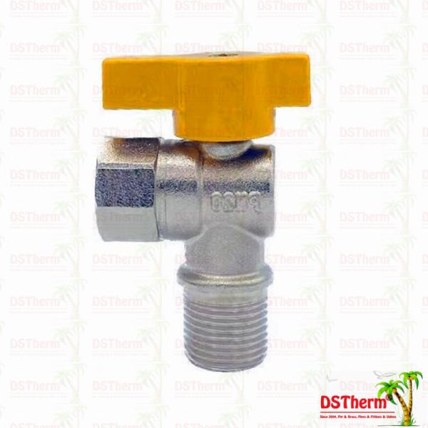 Middle Weight Gas Brass Ball Valve Forged High Pressure Ball Valve