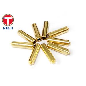 Custom CNC Brass Parts Painting Copper Pin Crown Spring Connector