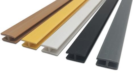 H PVC Hard Plank Backplane Bar H-Type Plastic Clamp Profile