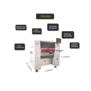 China CHM-861 SMD Chip Mouter Pnp Machine 8 Heads 100 Feeders PCB Assembly Line on sale China CHM-861 SMD Chip Mouter Pnp Machine 8 Heads 100 Feeders PCB Assembly Line on sale