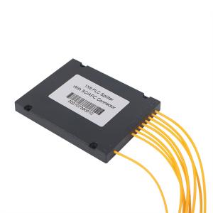 1×8 ABS Box PLC Splitter With Connector 8 Way G657A1 Fiber Type