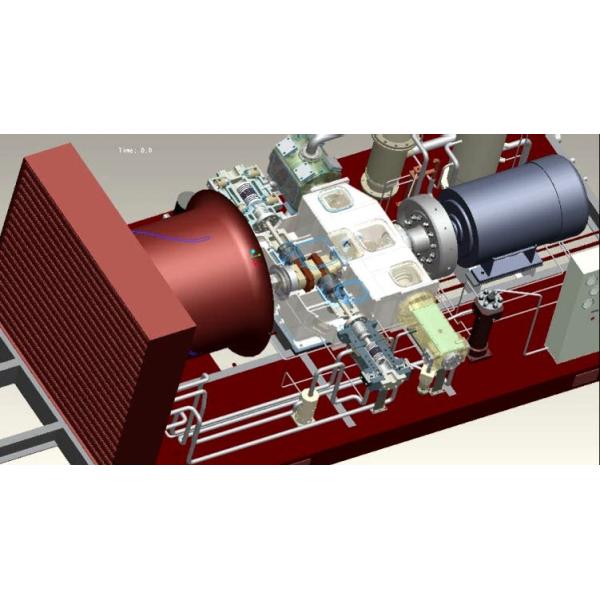 Professional CNG Compressor Oilless Lubricated For CNG Gas Fueling Station