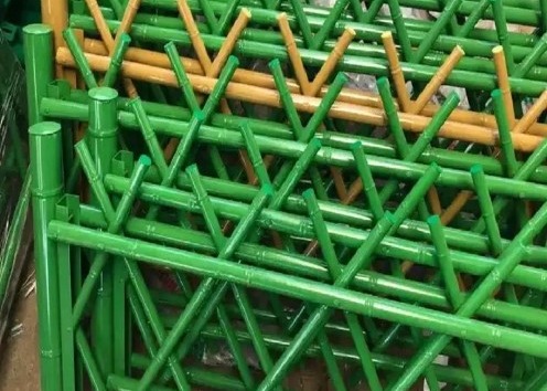 Buy Weather Resistant Imitation Bamboo Garden Fence For Enhanced Privacy at wholesale prices