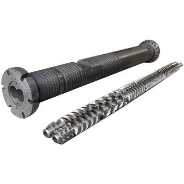 Buy Bimetallic Parallel Twin Screw And Barrel 2.0-3.0mm For WPC Recycled PVC at wholesale prices