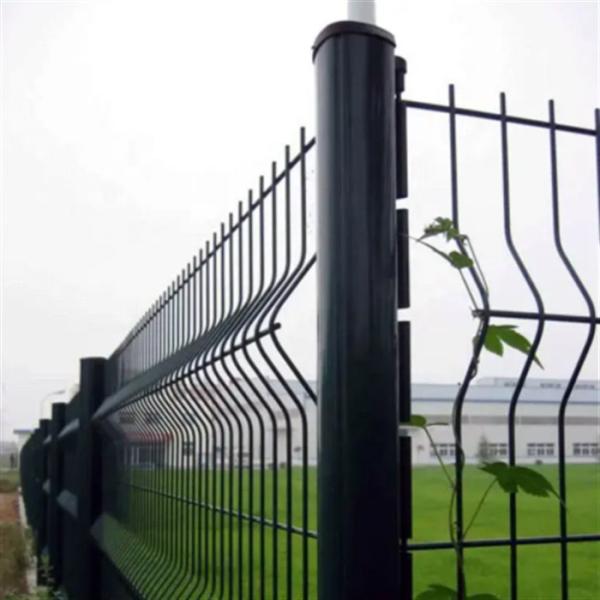 ECO FRIENDLY Galvanized Steel Metal Pvc Coated Fence Panel 3d Bending Curved