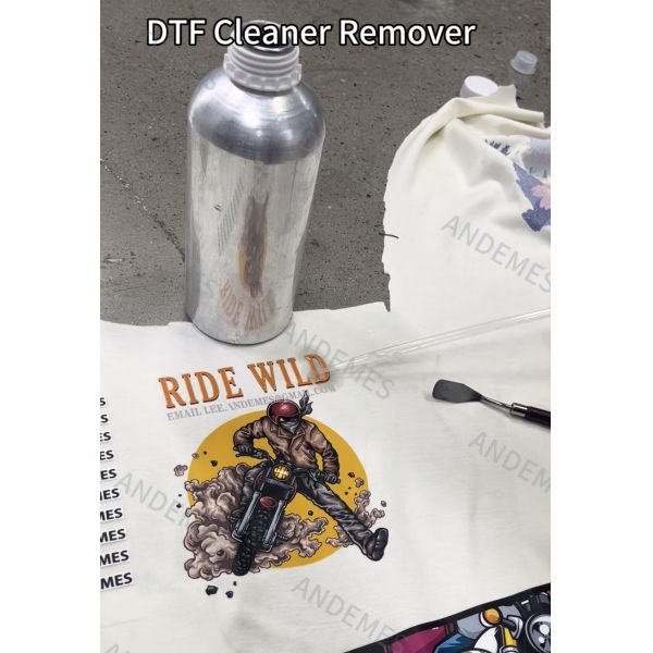 Printing Type Transfer Printing DTF Cleaning Liquid Pattern Remover For LOGO Removal
