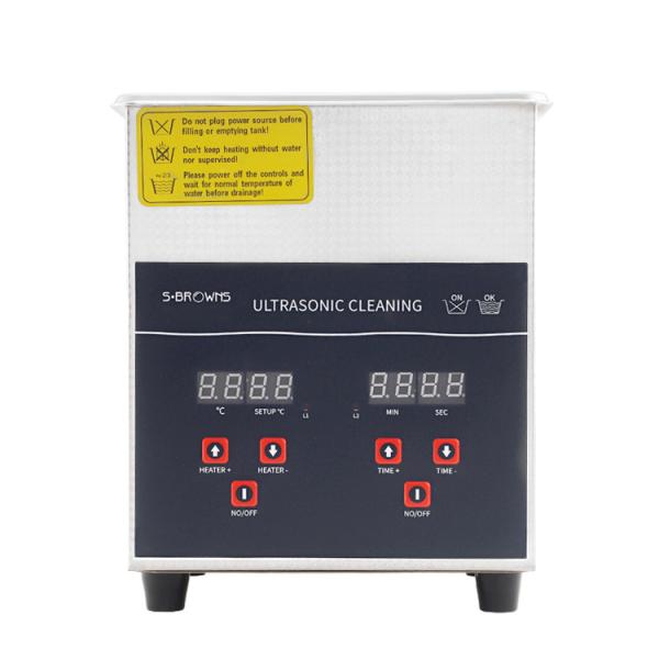 Buy Soak Cleaning Jewelry Ultrasonic Cleaner 2L Custom With Basket at wholesale prices