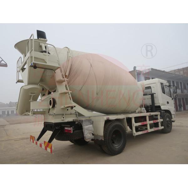 10m3 Hydraulic Concrete Mixing Truck With Tank Update Drum On Site High Speed