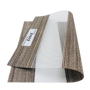 Semi Blockout Roller Blind 29% Polyester Sun Blocking Mesh Fabric