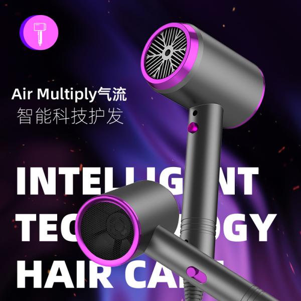 Household Thermostatic Protection Hair Dryer 0.35kg Drying Function Hot and Cold Air