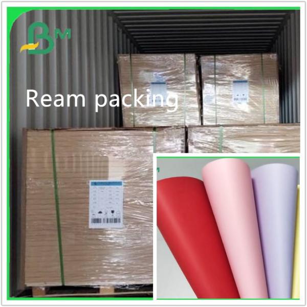 500MM * 700MM Blue Red Green Bristol Paper Board For Decoration 220GSM 250GSM