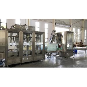 Fully Automatic 50-1000ml Piston Filling Machine With Screw Capping