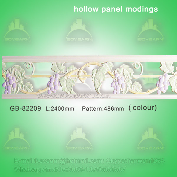 Buy Polyurethane Decorative center hollow mouldings for light transmission at wholesale prices