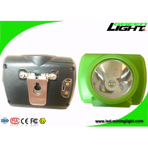 IP68 Waterproof Mining Hard Hat Led Lights , Miners Helmet Light PC Material