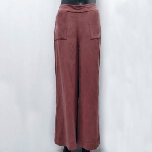 Quality Solid Dye Tencel Linen Wide Leg Long Trousers for sale