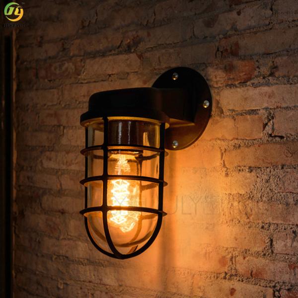 Buy 265V Outdoor Modern Sconce Wall Light Aluminium Glass Shade at wholesale prices