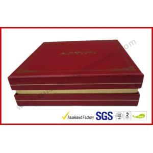 Texture Paper Apparel Gift Boxes , Necklace Earrings Jewlery Set Packaging