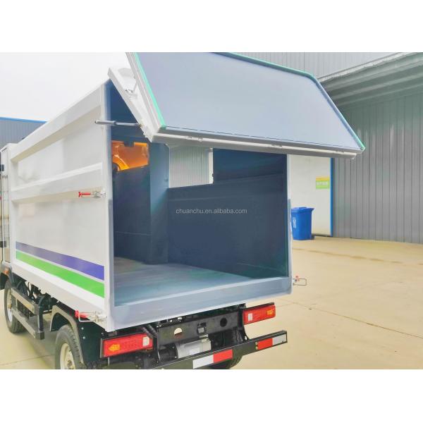 Pure Electric Dumping Bucket Direct Four Wheel Bin Lift Collection Transportation Garbage Truck