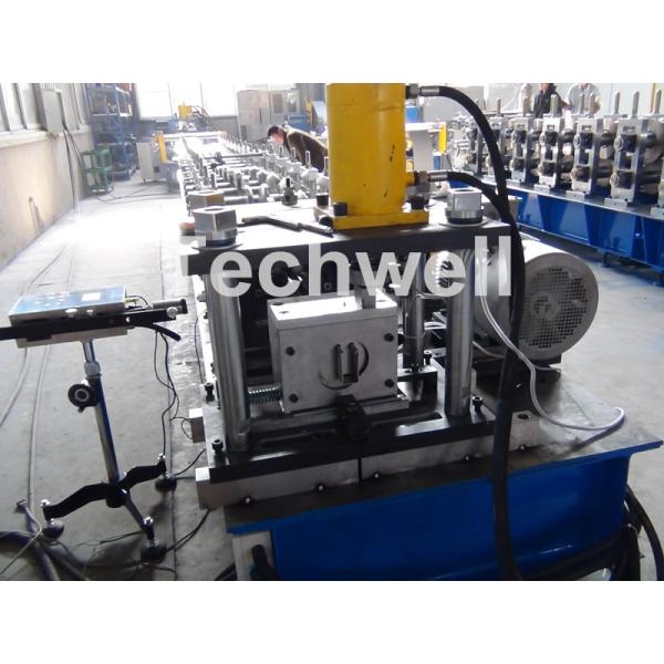 Buy Solar Strut Channel Cold Roll Forming Machine With Servo Feeding Device & Press Punching Machine at wholesale prices
