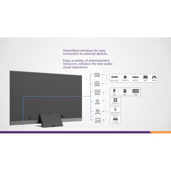 COB Mini LED HD Direct Display Indoor LED TV for Smart Office Meeting 135" Big Screen