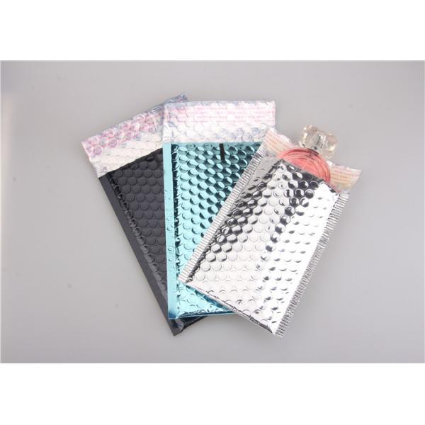 Colorful Metallic Glamour Bubble Mailers , Metallic Shipping Envelopes Tear Resistant