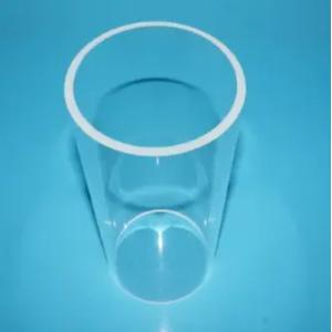 High Temperature Customized Fused Quartz Tube With Density 6.91g/cm3 And Maximum