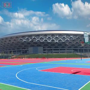 TPE Interlocking Basketball Court Tiles - Durable Anti-Slip Surface